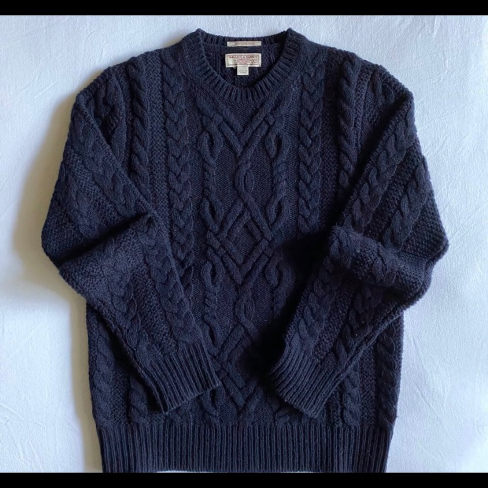 J Crew Wool Fisherman Sweater